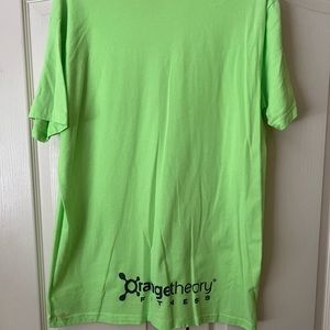 ORANGE-THEORY LOVERS!  NWOT Vintage neon green OTF T-shirt. Size Large